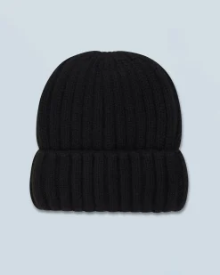 Berretto con Risvolto a Coste