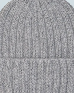 Berretto con Risvolto a Coste