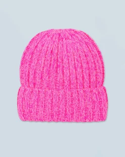 Berretto con Risvolto a Coste