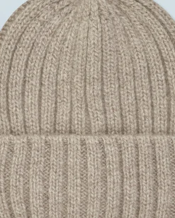 Berretto con Risvolto a Coste