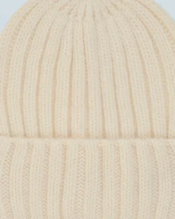 Berretto con Risvolto a Coste