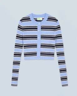 Cardigan a righe