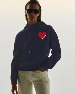 Felpa con Cappuccio Cuore