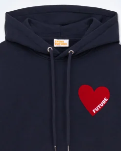 Felpa con Cappuccio Cuore