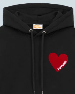 Felpa con Cappuccio Cuore