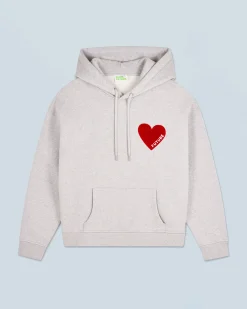 Felpa con Cappuccio Cuore