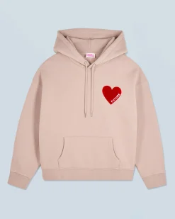 Felpa con Cappuccio Cuore