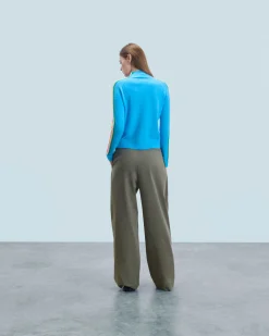 Maglione Collo a lupetto Fasce per maniche Multico Leger