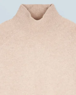 Maglione Collo alto Bande maniche Multicolori Leggero