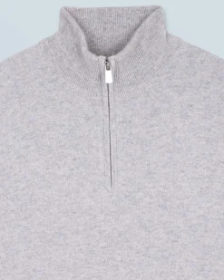 Maglione Collo alto con zip Basic