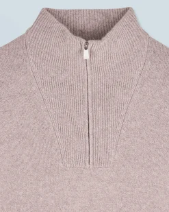 Maglione Collo alto con zip Sovradimensionato
