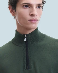 Maglione Collo alto con Zip