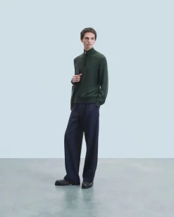 Maglione Collo alto con Zip