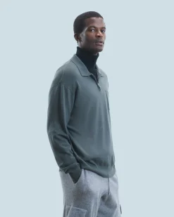 Maglione Collo alto con Zip