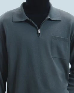 Maglione Collo alto con Zip