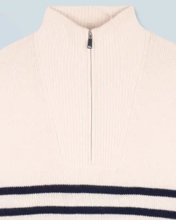 Maglione Collo alto con Zip Marinière