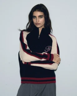 Maglione Collo alto con Zip