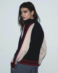 Maglione Collo alto con Zip