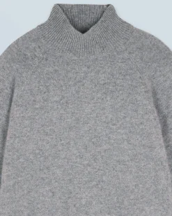 Maglione Collo alto Maniche Cuori Leggero