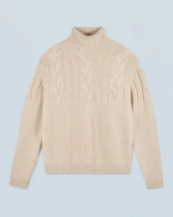 Maglione Collo dolcevita con Trecce