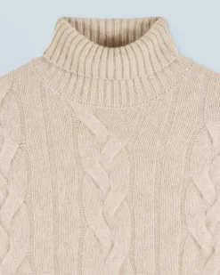 Maglione Collo dolcevita con Trecce