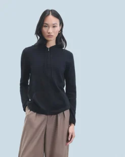 Maglione con Cappuccio e Zip