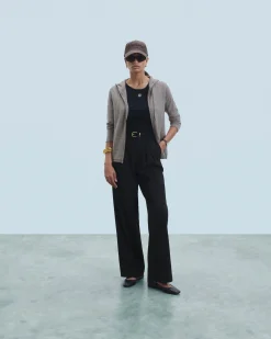 Maglione con Cappuccio e Zip