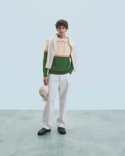 Maglione Felpa con cappuccio Color Block