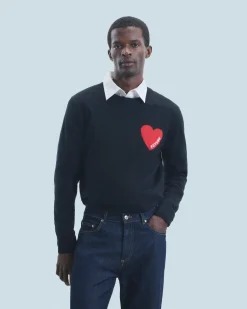 Maglione Scollo tondo Cuore