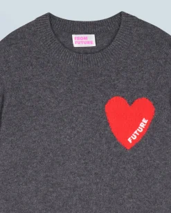 Maglione Scollo tondo Cuore Leggero