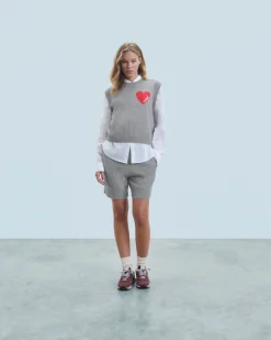 Maglione Senza maniche Cuore Leggero