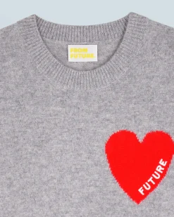 Maglione Senza maniche Cuore Leggero