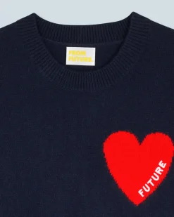 Maglione Senza maniche Cuore Leggero