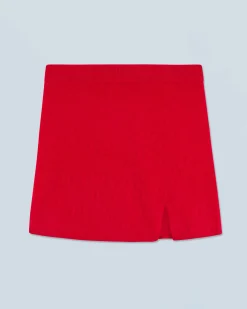 Minigonna in Cashmere spazzolato