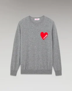Pull Girocollo con cuore