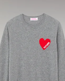 Pull Girocollo con cuore