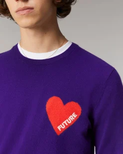 Pull Girocollo con cuore