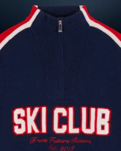 Pullover Collo alto con Zip Sci Club