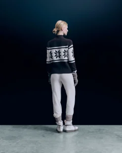 Pullover Collo alto Fiocchi di neve