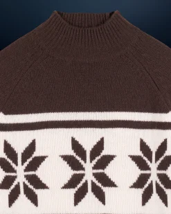 Pullover Collo alto Fiocchi di neve