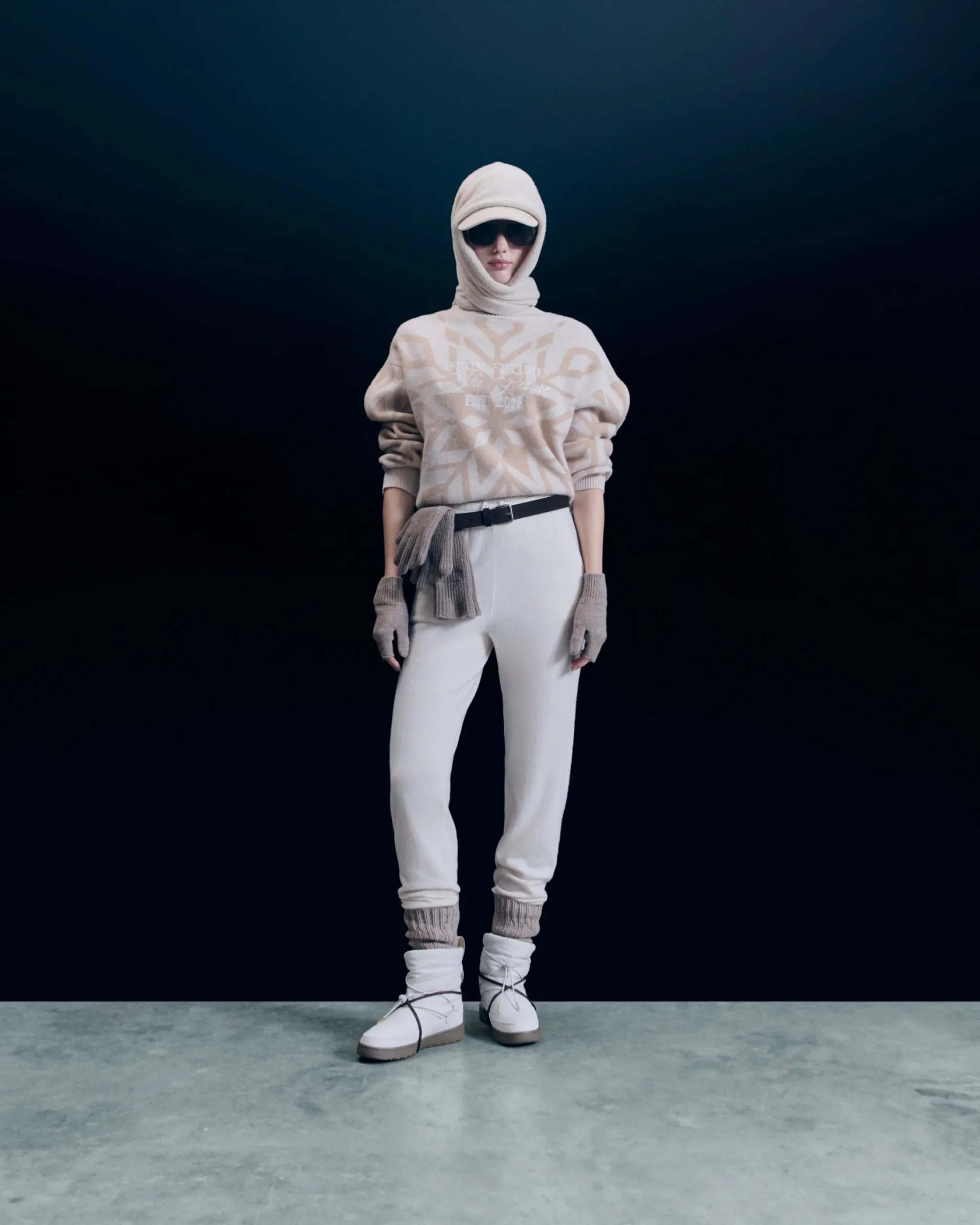 Pullover Collo dolcevita Fiocchi di neve