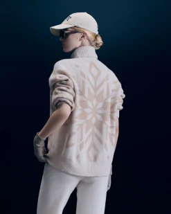 Pullover Collo dolcevita Fiocchi di neve