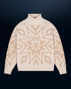 Pullover Collo dolcevita Fiocchi di neve