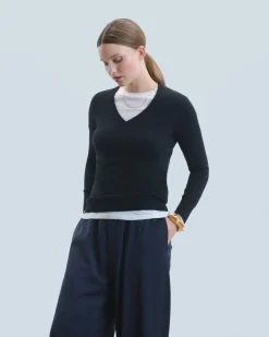 Pullover Scollo a V Basic