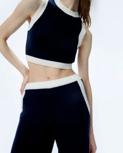 Pullover Senza maniche Bicolore