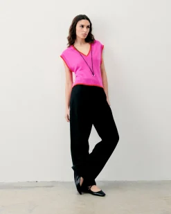 Pullover Senza maniche Bicolore