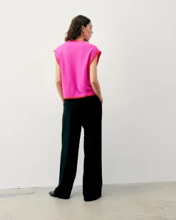 Pullover Senza maniche Bicolore