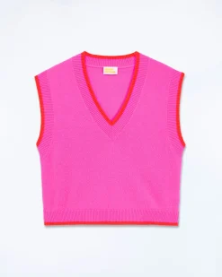 Pullover Senza maniche Bicolore