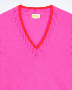 Pullover Senza maniche Bicolore