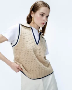 Pullover Senza maniche Uncinetto